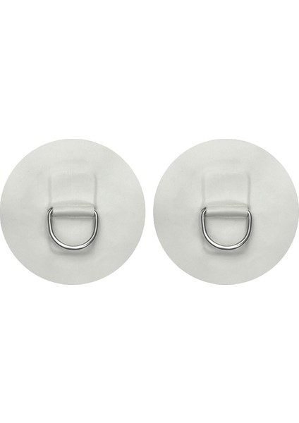 2pcs D Ring Yaması - Hipalon 110MM Beyaz -Şişirilebilir Tekne Ağır Hizmet (Yurt Dışından)
