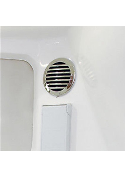 3pcs Rv Teknesi 3 Inç 76MM Paslanmaz Çelik Kavisli Kaplı Havalandırma 81932SS-HP (Yurt Dışından) fırsatları