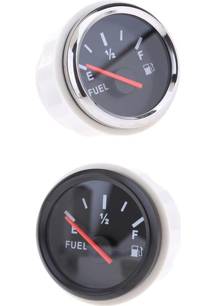 2 2 Inç 52MM Evrensel Tekne Marinker Yakıt Seviyesi Göstergesi (Yurt Dışından)