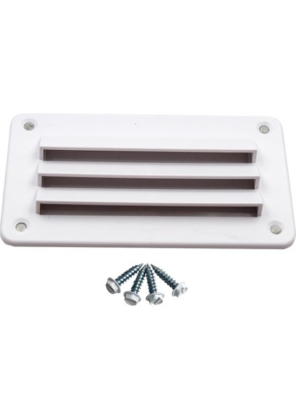 Beyaz Abs Panjur Plastik Panjurlu Havalandırma Rv Tekne Marine Yat 140X79MM Için (Yurt Dışından)