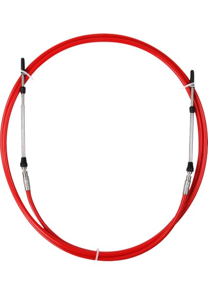 Gaz Kelebeği Kablosu Kırmızı 10-32 ile Dişli Uçlar Yamaha Deniz Tekne Motor Kontrol Kolu - 15 Ft (Yurt Dışından)