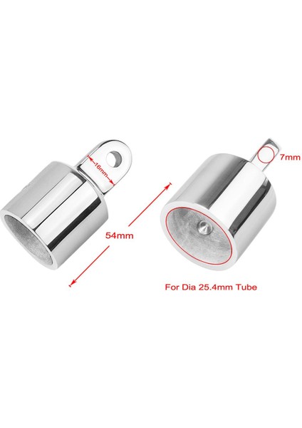 Göz Ucu Bimini Üst Bağlantı / Donanım - 1 '' 316 Deniz Paslanmaz Çelik (Yurt Dışından) modelleri