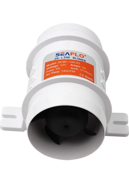 Seaflo 3 "tekne Hattı Bılge Blower Fan 12V Deniz Kabin Motor Havalandırma (Yurt Dışından)