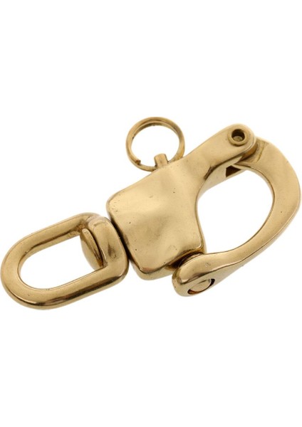 72MM 2.8 "yelkenli Halyard Için Döner Göz Snap Shackle - Pirinç (Yurt Dışından)