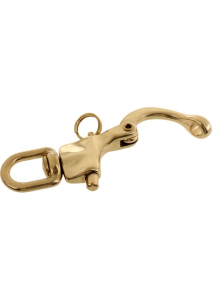 72MM 2.8 "yelkenli Halyard Için Döner Göz Snap Shackle - Pirinç (Yurt Dışından)