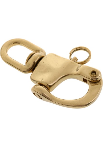 72MM 2.8 "yelkenli Halyard Için Döner Göz Snap Shackle - Pirinç (Yurt Dışından)