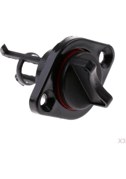 3pcs Standart 1 "naylon Marine Boat Drenaj Tapası Kayak Hull Transom Bung (Yurt Dışından)