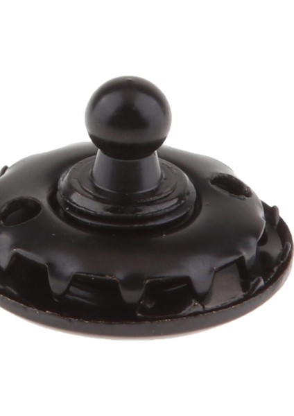 Marine Boat Yat Tuval Snap Darlatıcı Düğmesi, 3/8 "çapı Siyah Krom (Yurt Dışından)