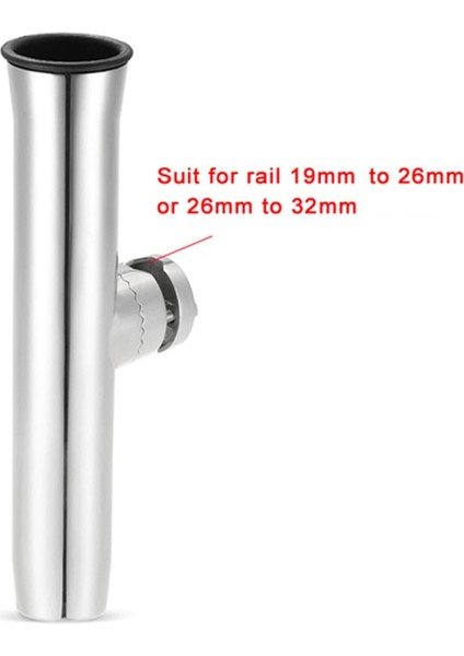 Demiryolu Montajı 316SS Deniz Balıkçı Çubuk Raf Tutucu Soketi 26-32MM Tüp Için Uygun (Yurt Dışından)