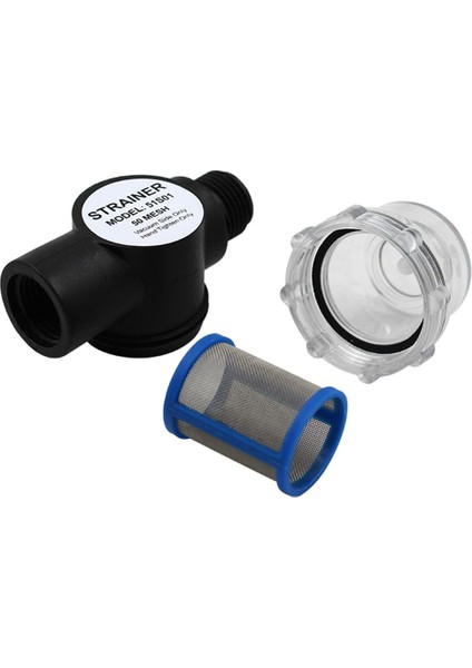 2x Su Süzgeç Üzerinde Bükülme 1/2 "barb Inlet Clear Kase 50 Pompalar Için Ağ (Yurt Dışından) fiyatları