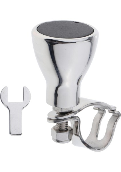 Deniz Direksiyon Simidi Spinner Düğmesi Dıştan Takma Paslanmaz Çelik Direksiyon Topu (Yurt Dışından)