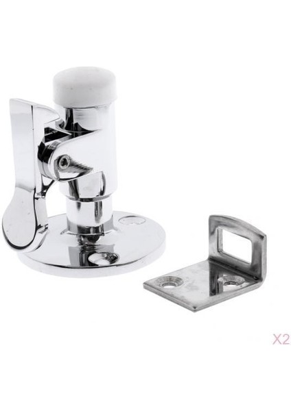 2x Paslanmaz Çelik Kapı Tutucu Kapı Teknesi Aksesuarları Için Kapı Yakalamak Gümüş (Yurt Dışından)