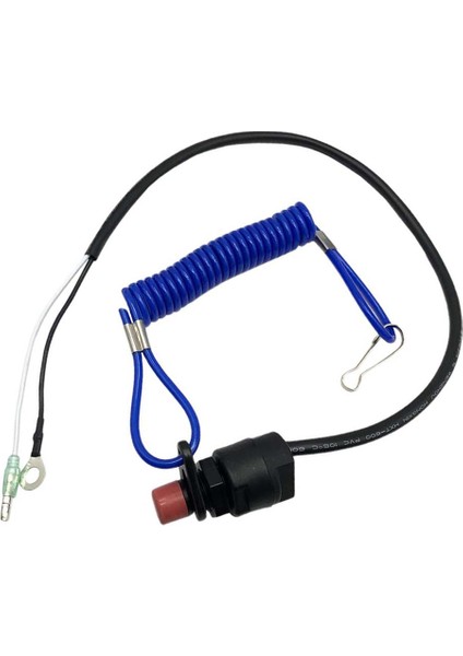 3x Tekne Motoru Acil Durum Kesme Acil Öldürme Yamaha Motorları Için Durdurma Anahtarı Kordon (Yurt Dışından) indirimleri