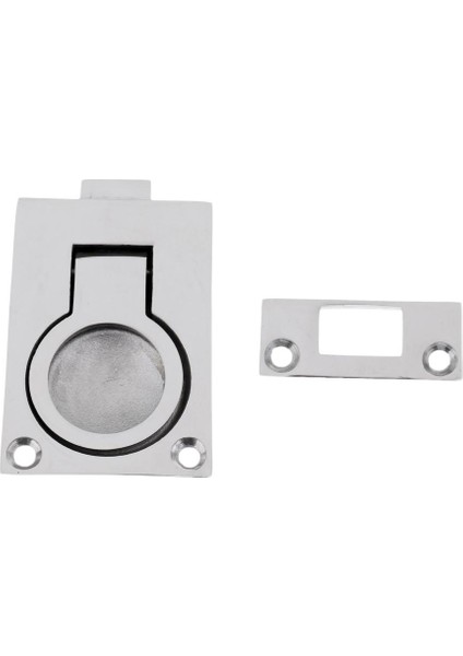 2,32 x 1.57 Inç 316 Paslanmaz Çelik Kare Sifon Çekme Halka Kulpları, Gömme (Yurt Dışından)