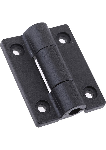 Siyah Güçlendirilmiş Plastik Delik Kapısı Dolabı Popo Menteşe 2 Yaprak 56MM x 43MM (Yurt Dışından)