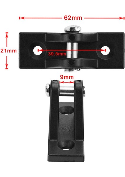 Siyah Naylon Güverte Menteşe Montajı Bimini Üst Bağlantı Kayık Tekne Kano Deniz (Yurt Dışından) fiyatları