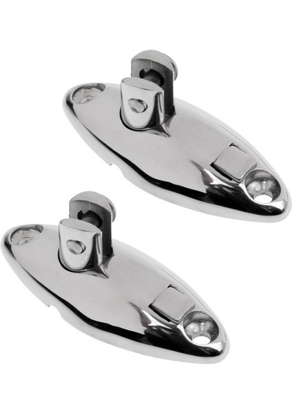 2x Ağır Hizmet Tipi 316 Paslanmaz Çelik Deniz Teknesi Menteşe Kayışı Kapak Donanımı 8cm (Yurt Dışından)