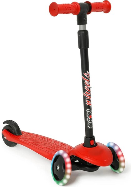 Cool Wheels Işıklı Scooter Kırmızı