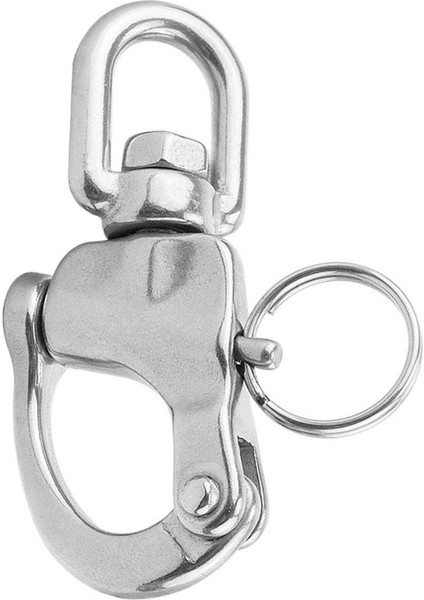 316 Paslanmaz Çelik 70MM Döner Göz Snap Shackle - Tekne Yelken Yat Yelken (Yurt Dışından)