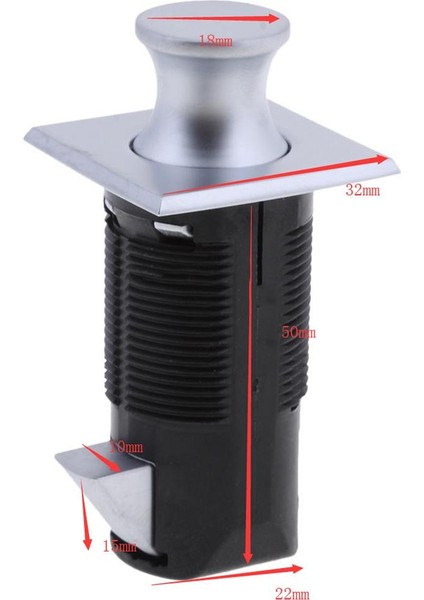 Push Düğmesi Mandal Chrome Book Rv Için Anahtarsız Yakalama Kilit Kilitini Açmak Için Push (Yurt Dışından) fiyatları