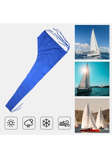 600D Mainsail Boom Kapağı Rüzgar Geçirmez Kar Örtüsü Tekne Aksesuarları 12 Ila 13 Ft (Yurt Dışından)