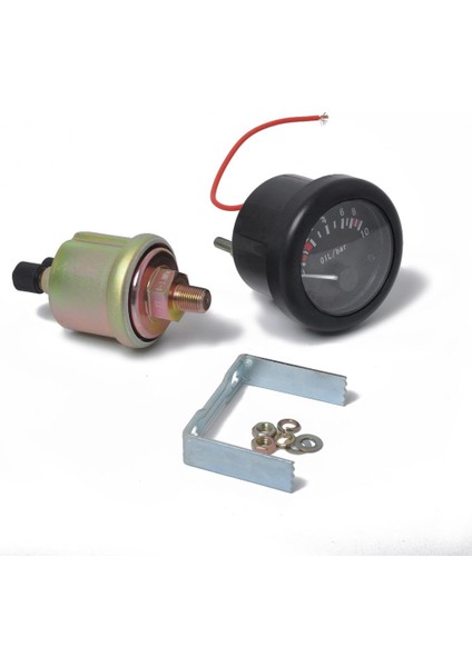 Tekne 2" 52MM Için Npt1 8 Sensörü ile 12V Yağ Basınç Göstergesi LED Arka Işık (Yurt Dışından) fırsatları