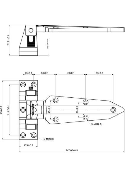 SK2-1460 Soğutucu Veya Dondurucu Menteşe Floş Menteşeleri (Yurt Dışından) fiyatları