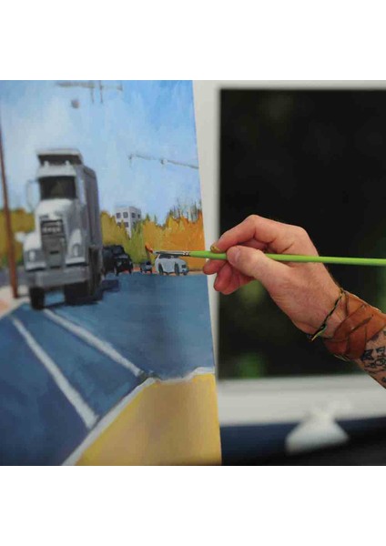 Professional Artists' Free Style Fırça Yassı No.8