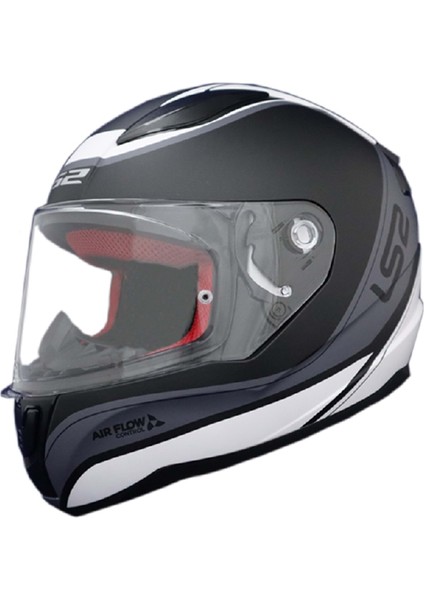 Rapid Deeper Mat Beyaz-Siyah Kask 3xl