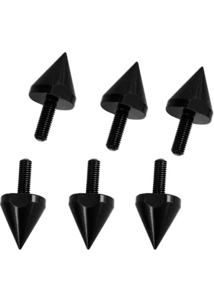 6pcs 5mm Motosiklet Ön Cam Ön Cam Vidaları Cıvata Kitleri Bağlantı Elemanları Siyah (Yurt Dışından) fiyatları