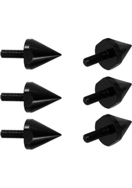 6pcs 5mm Motosiklet Ön Cam Ön Cam Vidaları Cıvata Kitleri Bağlantı Elemanları Siyah (Yurt Dışından) modelleri