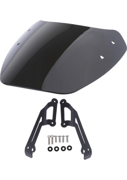Duman Windscreen Paneller Rüzgar Saptırıcı W / Braketi Ducati Scrambler 16+ Için (Yurt Dışından)