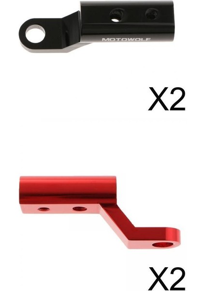 2pcs 22MM Yükseltici Uzatıcılar Adaptörleri Tutucusu (Yurt Dışından)