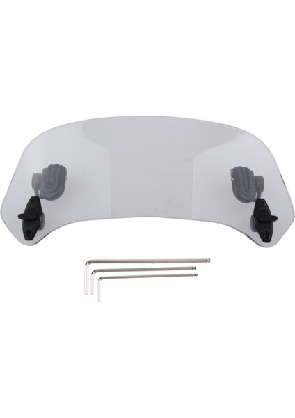 Ayarlanabilir Cam Uzatma Spoiler Rüzgar Saptırıcı Motosiklet 37CM (Yurt Dışından)