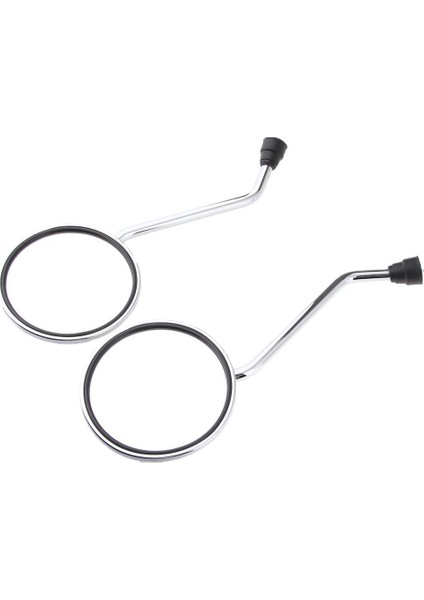 Motosiklet Scooter Için 1 Çift Krom Yuvarlak Dikiz Yan Aynalar 10MM (Yurt Dışından) modelleri