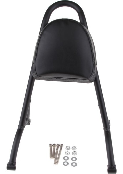 Motosiklet Sissy Bar Backrest, Arka Yolcu Pu Geri Destek Padi W/ Docking (Yurt Dışından) fiyatları