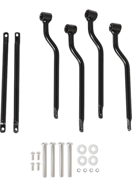 Motosiklet Eyer Çantası Desteklenen Yan Montaj Braketi Geniş Uygulama Siyah (Yurt Dışından)