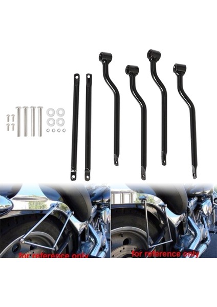 Motosiklet Eyer Çantası Desteklenen Yan Montaj Braketi Geniş Uygulama Siyah (Yurt Dışından) fırsatları