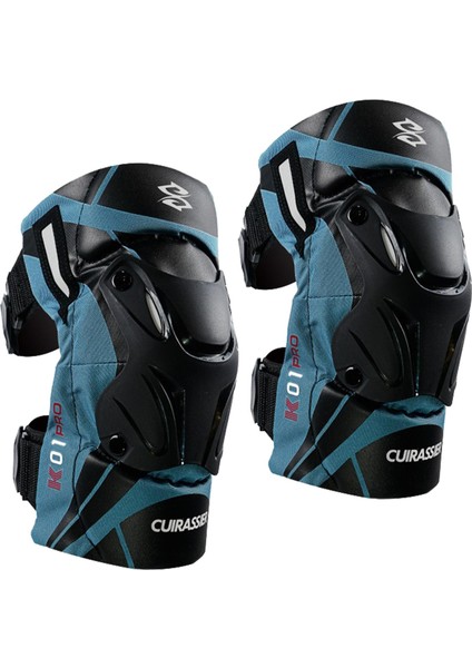 2x Motosiklet Diz Pedleri K01-3 Motokros Yarışı Yansıtıcı Açık Mavi Için (Yurt Dışından)