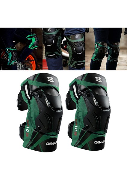 2x Motosiklet Diz Pedleri K01-3 Motokros Yarışı Yansıtıcı Yeşil Için (Yurt Dışından) indirimleri