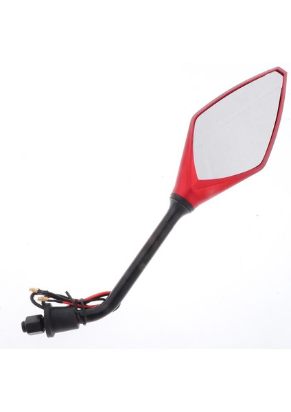 Arka Görünüm Aynaları LED Işık 10MM Iplik Kırmızı ile Motosiklet Için (Yurt Dışından) fırsatları