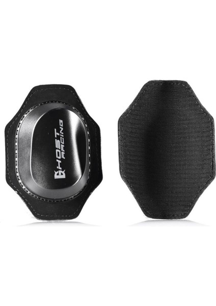 Universal Black Kneepad Kaydırıcıları Motosiklet Yarışı Diz Koruyucusu Kneepads (Yurt Dışından)