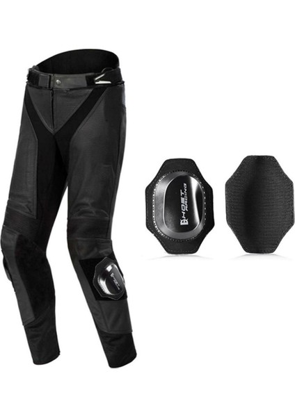 Universal Black Kneepad Kaydırıcıları Motosiklet Yarışı Diz Koruyucusu Kneepads (Yurt Dışından)