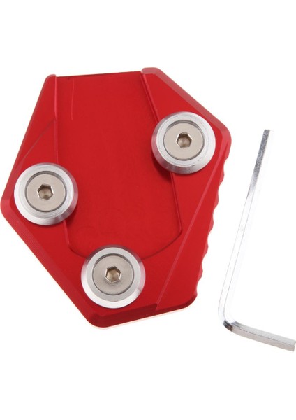 Motosiklet Kırmızı Için Cnc Alaşım Uzatma Plakası Stand Kickstand Extension Plakası (Yurt Dışından)