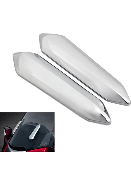 2x 95MM Motosiklet Ön Cam Aent Trim Değiştirmeleri Motosik Aksesuar (Yurt Dışından)