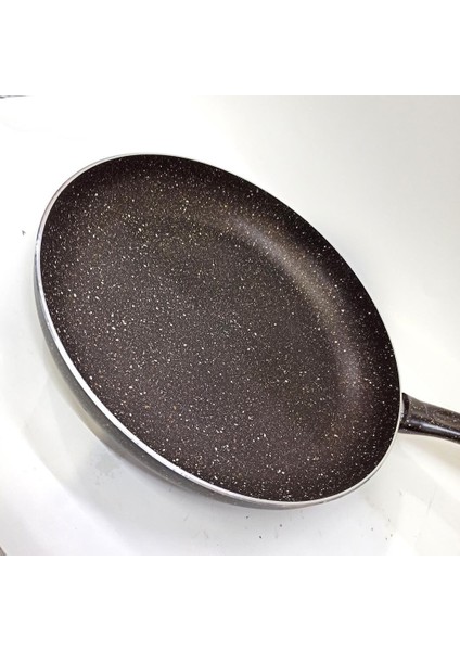 Alüminyum Granit Kaplama Saplı Kızartma Tavası Büyük Boy 3 mm 32 cm fırsatları