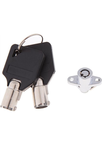 1 Set Gümüş Motosiklet Sabit Saddlebag Kilitleri Motosiklet Için Anahtar Set (Yurt Dışından)