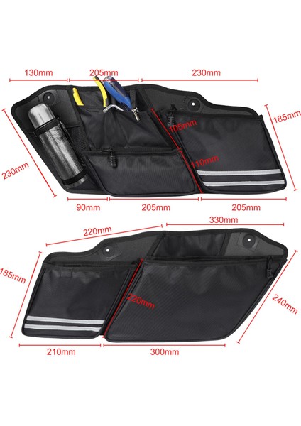 Saddlebag Yan Çanta Organizatörleri Touring Electra Fltru Cvo 2016-2019 (Yurt Dışından)
