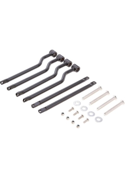 Motosiklet Eyer Çantası Siyah Metal Destek Çubukları Braketler Seti (Yurt Dışından)