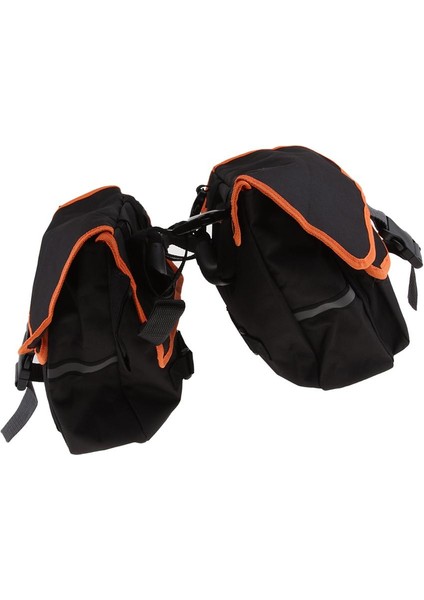 Tuval Motosiklet Saddlebag Bisiklet Yan Depolama Torbası Haberci Çantası Turuncu Süslemez (Yurt Dışından) fiyatları